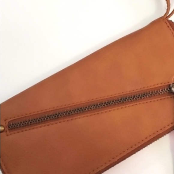 Free People Brown Leather Key & Card Holder - Picture 9 of 9
